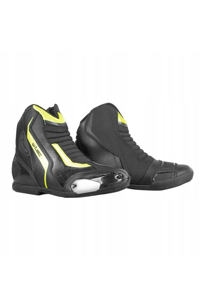 NO BRAND Ghete de motocicletă W-TEC GLAMCE pentru bărbați, din piele, sport, ...