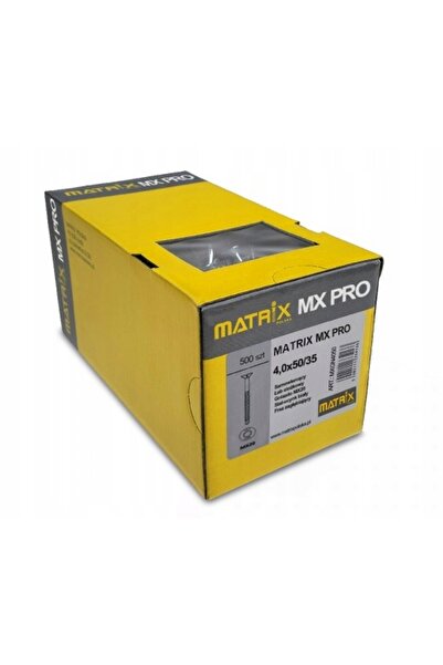 Matrix Șuruburi pentru lemn cu cap înecat MX20 4,0x50/35 mm MX PRO - MXGN4050