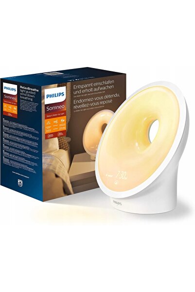 Philips Ceas deșteptător inteligent HF3651/01 Lampă radio cu simulare de răsă...
