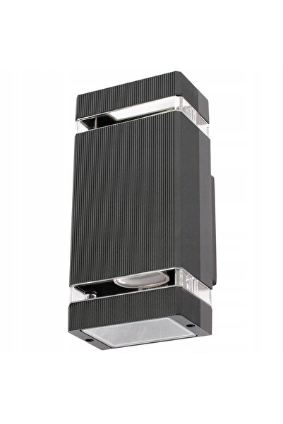 BERGE Aplica de perete exterioară decorativă din aluminiu, cu iluminare sus-jos