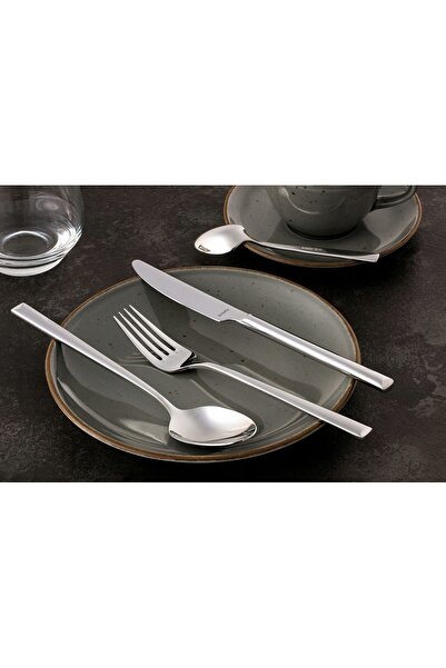 NO BRAND AMEFA Set drept Metropole de 36 de piese pentru 6 persoane + Furculi...