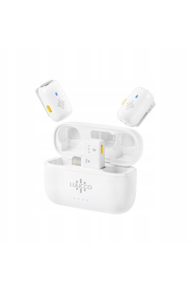 NO BRAND 2X Microfon Lavalieră Wireless Mini 100M Pentru Apple iPhone Lightning