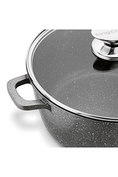 Konighoffer GARNEK INDUKCIA Antiaderent GRANDE Pollo Gri 6.3 l 28cm