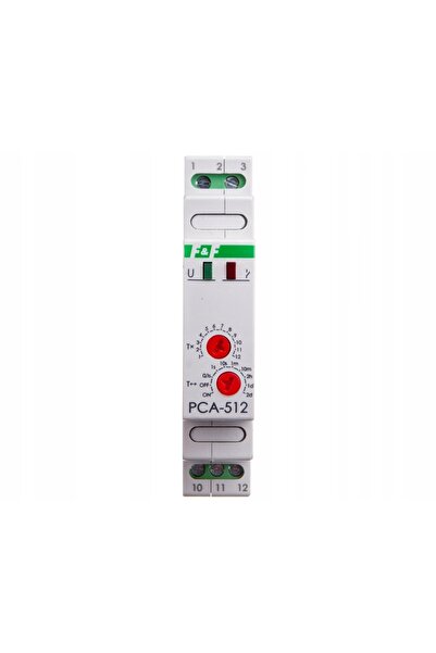 F&F DİZAYN Releu de timp ADVERSAL 0.1S-576H 8A 1NO/NC 24V AC/DC F&F PCA-512-24V