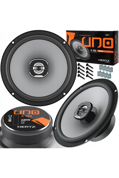 Hertz Difuzoare auto UNO X165 165mm / 16.5cm 220W, perfecte pentru radio