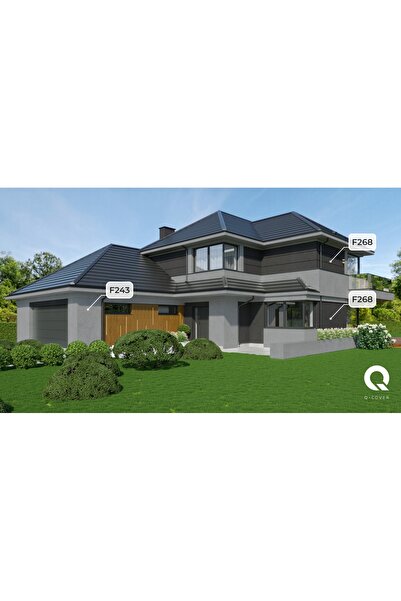 NO BRAND VOPSEA SILICONICĂ PENTRU FAȚADE, 10 L, NEGRU F268, PENTRU FAȚADE, UV