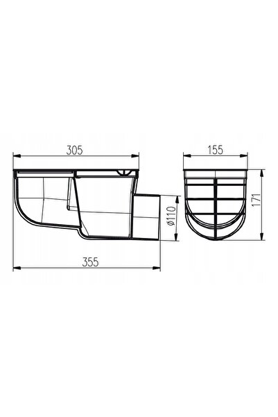Chudej GARDEN WAREHOUSE TAVĂ CU FRUNZE CURCUBEU 110 NEGRU COȘ DE CURĂȚARE CU ...