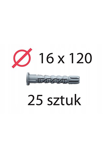 NO BRAND Tricouri 16x120 (25 buc) cu ținte filetate pentru cadru