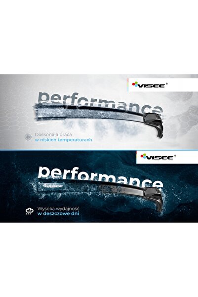 Visee HEXA H004 750 / 700R Lame de ștergător pentru setul de ștergătoare de p...
