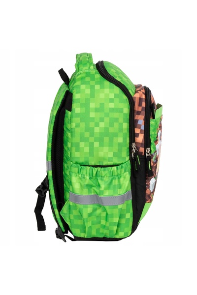 NO BRAND Rucsac școlar PIXELE GAME pentru băieți DF35, pentru fanii jocurilor