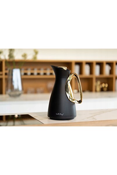 NO BRAND VIALLI Termos cu inserție de sticlă ALESSIA pentru cafea și ceai 1L