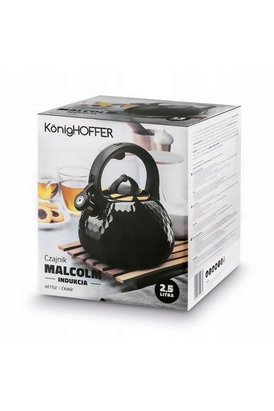 Konighoffer Oală pentru gaz cu fluier, Induction Elegance Malcolm 2,5 l