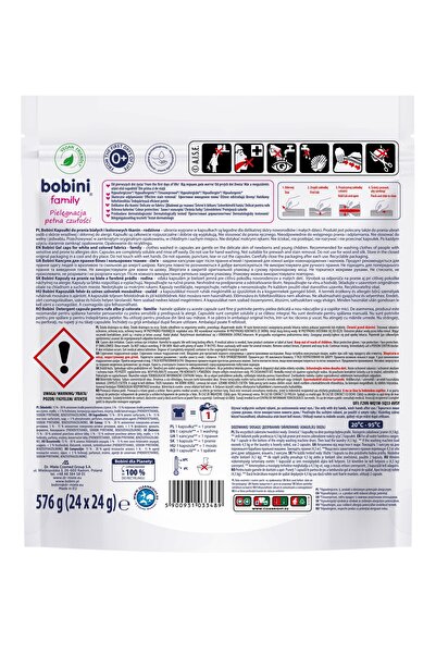 NO BRAND Capsule de rufe BOBINI Family 2 x 24 bucăți