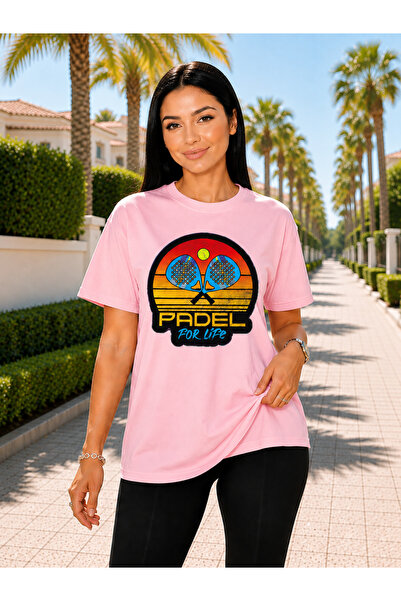 VODEXA Unisex Oversize Tennis Printed T-Shirt 100% Cotton Tennis Themed Comfo...