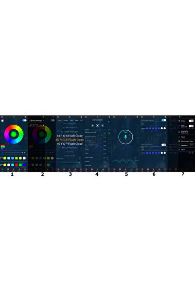 NO BRAND Bandă LED 9M NEON 5050 RGBIC Aplicație Bluetooth