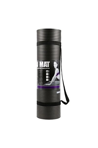HMS Saltea de fitness neagră pentru yoga, pilates, antiderapantă