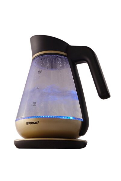 PRIME3 Fierbător de sticlă cu LED 1.5L 2200W cu oprire automată și filtru SEK...