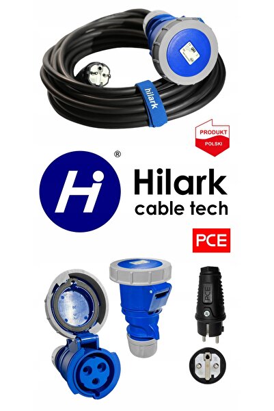 NO BRAND Cablu prelungitor adaptor pentru rulotă, cauciuc durabil, H07RN-F 3x...