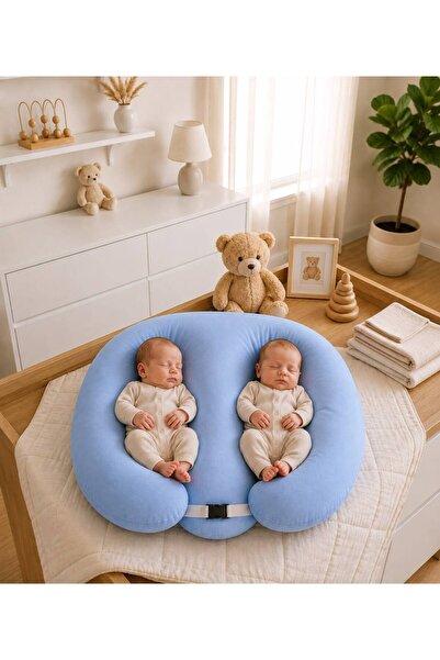AHSEN TASARIM Twin Baby Breastfeeding Pillow, Breastfeeding Pillow, Feeding P...