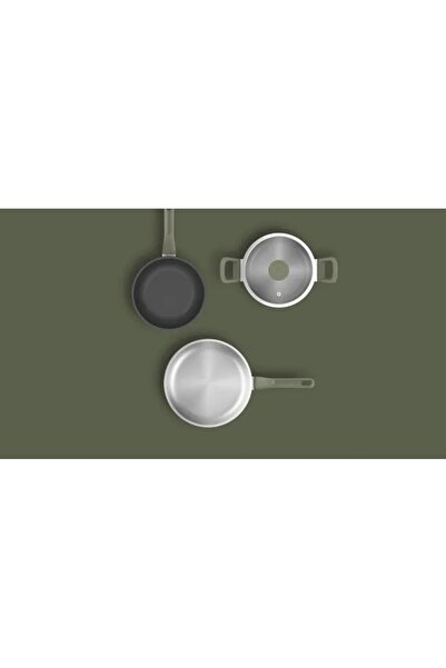 NO BRAND Set de vase de gătit Bolt BergHOFF, 8 piese, antiaderent, din oțel i...