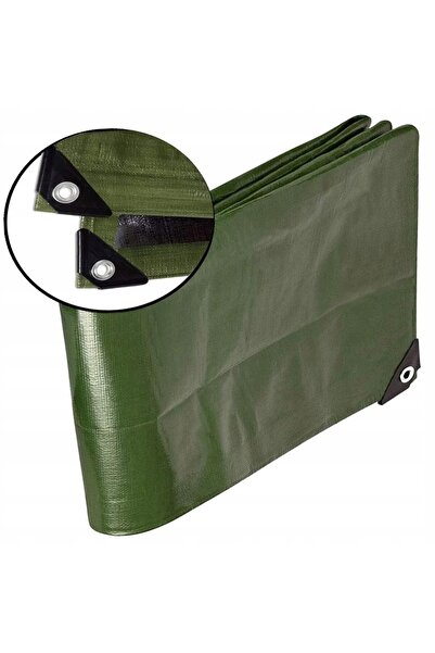 NO BRAND Prelată de protecție 3x7m, armată, verde, groasă și rezistentă, impe...