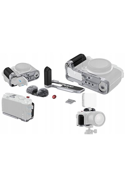 SmallRig 4875 Placă de montare în formă de L cu mâner din silicon pentru X-M5...