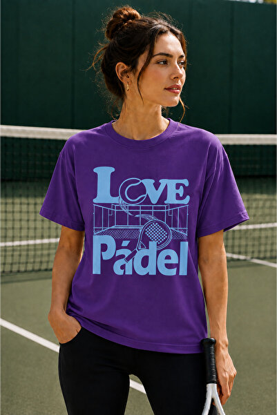 VODEXA Unisex Oversize Tennis Printed T-Shirt 100% Cotton Tennis Themed Comfo...