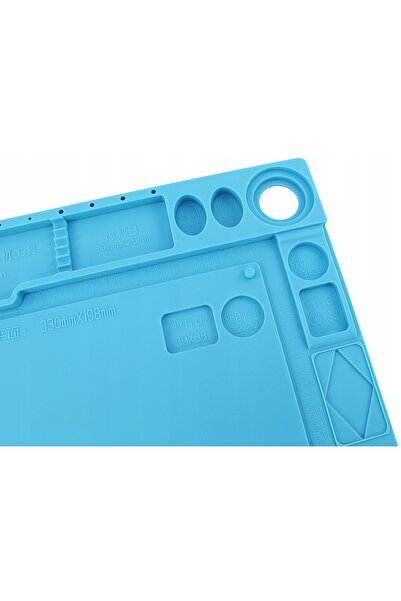 Reball Covoraș de silicon pentru lipit, izolant, cu organizator, 415x285mm