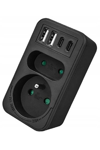 LTC Priză electrică Încărcător USB Prelungitor Distribuitor de energie Încărc...