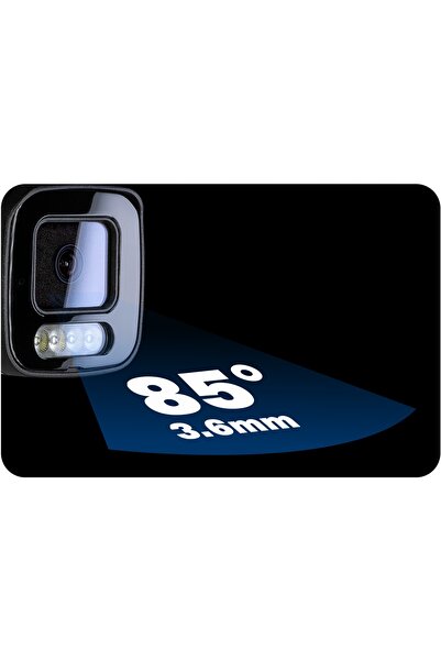 NO BRAND Cameră de exterior tubulară IP WiFi 8MPx, Notificări, AUDIO, 4x ZOOM...