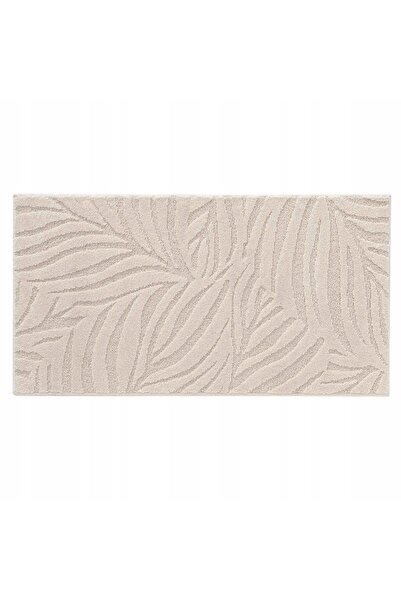 Douceur D'INTERIEUR Covor de living, bej, cu model frunze, 60x110, moale