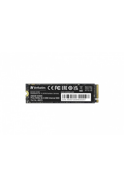 Verbatim Vi3000 256GB M.2 2280 PCI-E x4 Gen3 NVMe SSD Disc (49373)