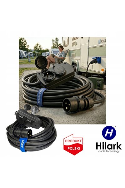 NO BRAND Adaptor prelungitor 4 prize + ștecher CEE pentru rulotă H07RN-F 3x2,...