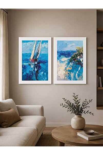 ocean velas Kanvas Tablo Sonsuz Mavi Yolculuk ,Kanvas Tablo TKTVO-002-0051-15525