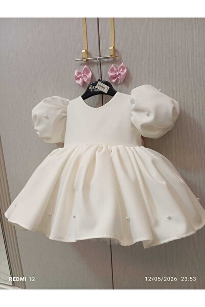 GOLD TEKSTİL Girls' Satin Bow Princess Dress - Birthday and Special Occasion ...