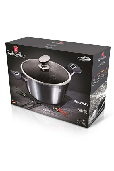 Berlinger Haus GARNEK vas de piatră de 30cm cu capac, pentru inducție și gaz