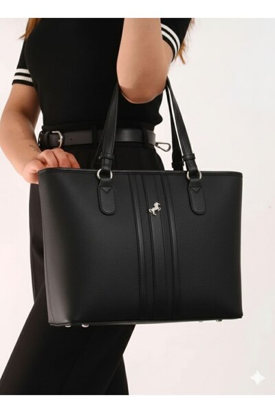 Miami Polo Women's Large Size Black 4-Section Adjustable Long Strap Shoulder ...