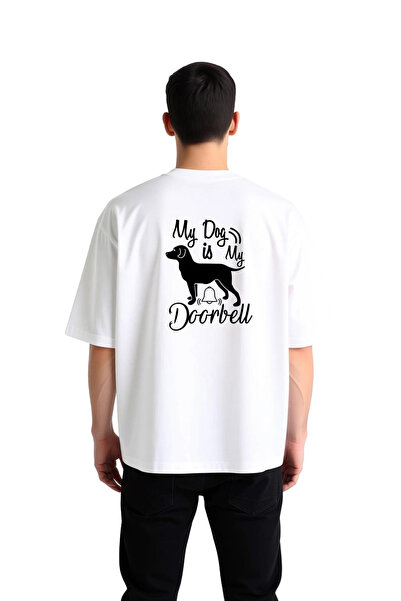 PayBuy Men's Oversize T-Shirt 100% Cotton Dog Print Funny Design Relaxed Fit ...