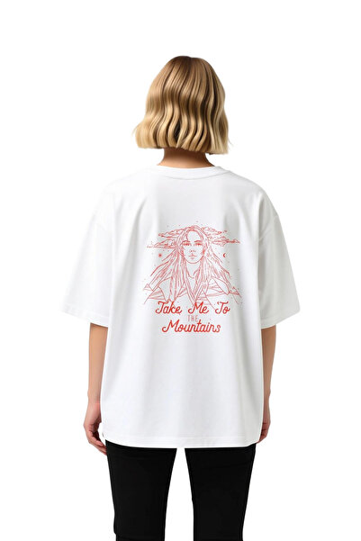 PayBuy Take Me to the Mountains Printed Women's Oversize T-Shirt