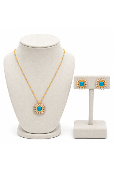 BELLA CİAO Sparkle Gold-Tone Jewelry Set – Design 10