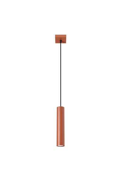 SOLLUX Lustră suspendată LAGOS 1, roșu ocru