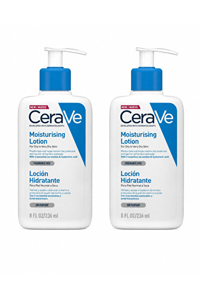 CeraVe Hydrating Face & Body Duo Lotion for Normal to Dry Skin with 3 Ceramid...