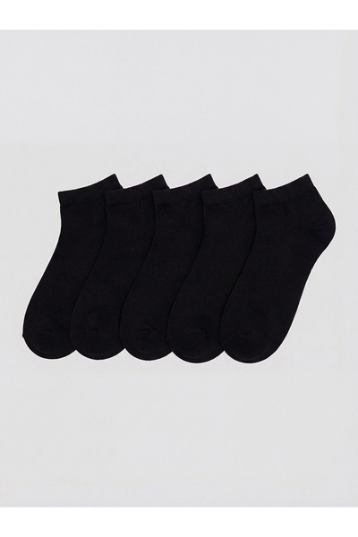 LC Waikiki Lcw Accessories Black Men's Booties Socks 5 Pcs