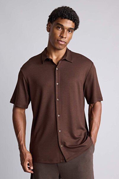 DeFacto Standard Fit Short Sleeve Shirt I3667Ax26Au