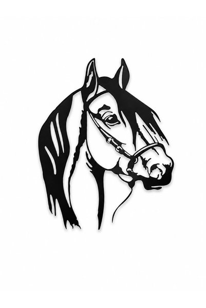Nevara لوحة جدارية معدنية بتصميم خيل عربي – لمسة فخامة وأناقة لعشاق الفروسية