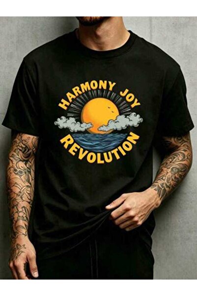 NOURAM Joy Graphic Design 100 Percent Fashion Soft And Comfortable Fabric T S...