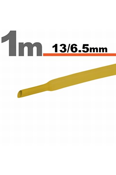 GLB Tub termocontractabil galben 13/6.5 mm, tub izolator pentru cabluri elect...