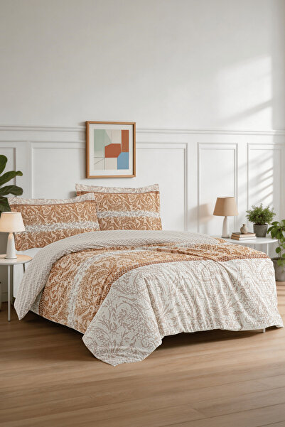 Menderes Home La Notte Royal Ranforce Double Duvet Cover Set 200X220 + 160X20...