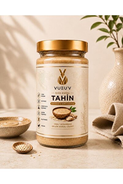 VueuV %100 Yerli Susamdan Organik Tahin || 315 Gr