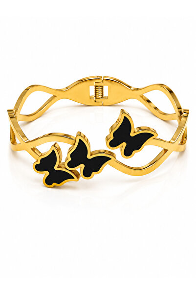 BELLA CİAO Gold-Tone Cuff Bracelet – Design 13
